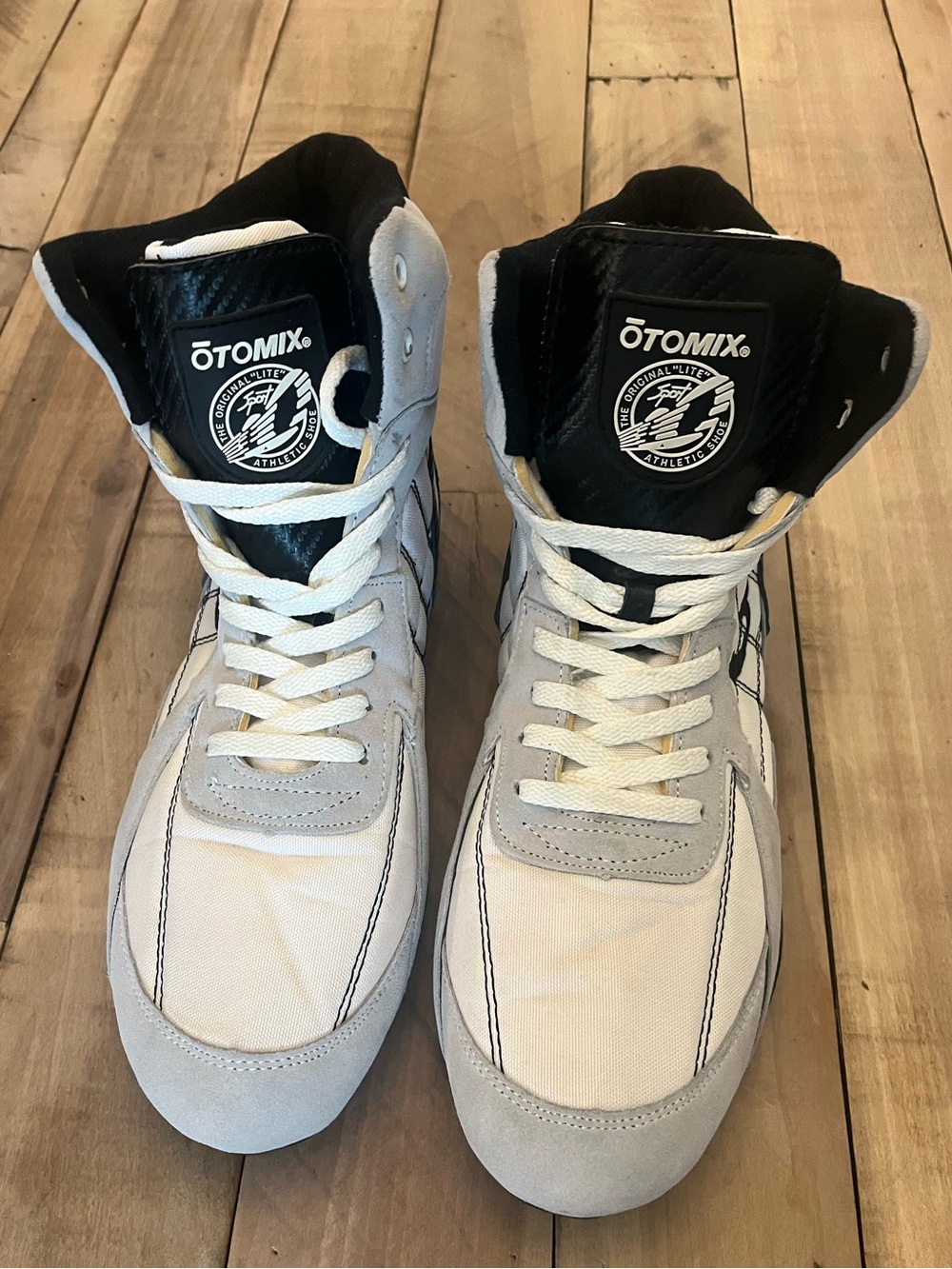 Otomix Ninja Warrior White M3333 Bodybuilding Weightlifting MMA Shoes Size 13